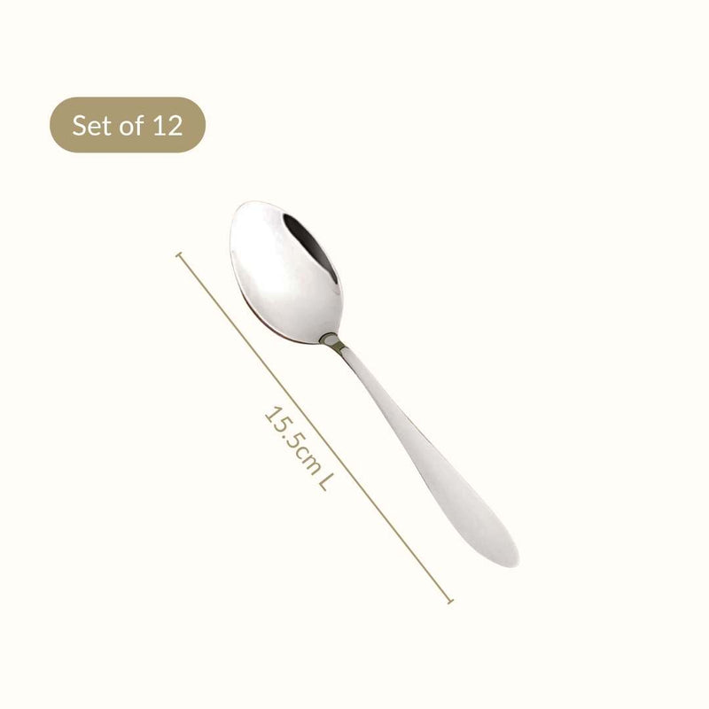 Mirror Finish Spoon Set Of 12