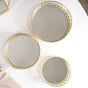 Set Of 3 Vintage Metal Decorative Tray