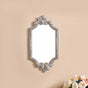 Vintage Ornate Wall Mirror Ivory