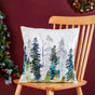 Misty Pine Forest Couch Cushion Cover 40x40cm