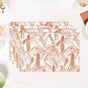 Mocha Fern Cotton Tablemat Set Of 4