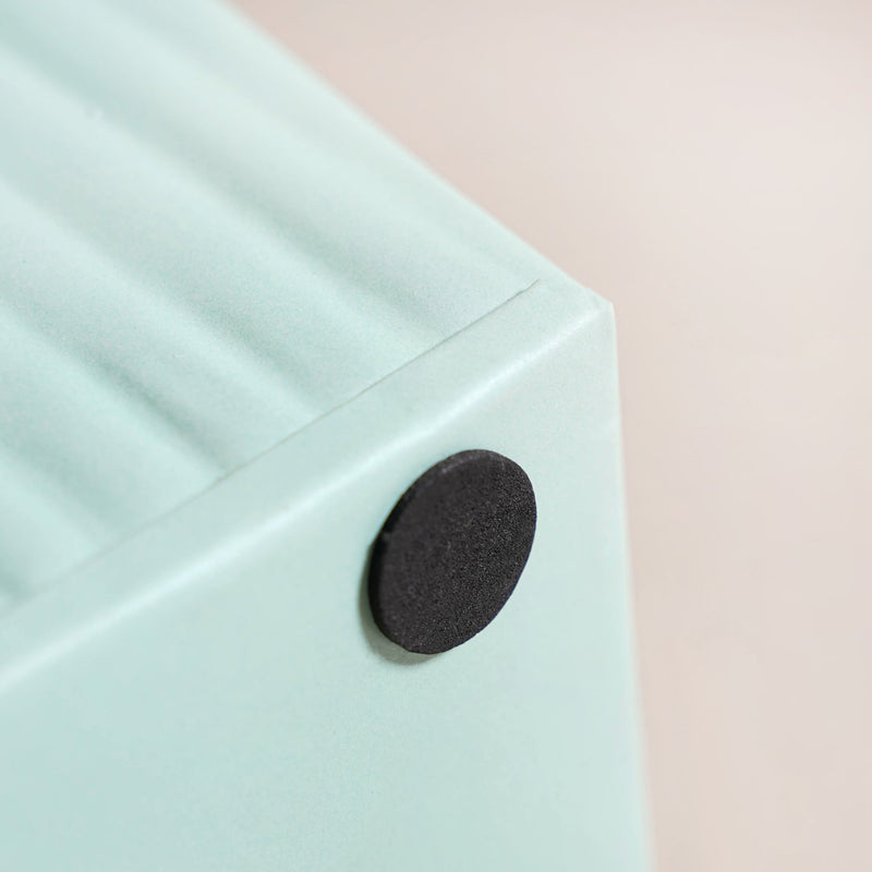 Modern Fluted Balcony Planter Mint