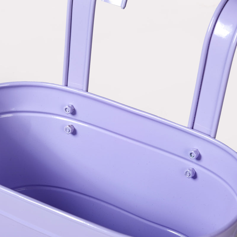 Modern Wall Decor Hanging Planter Lavender Set Of 2