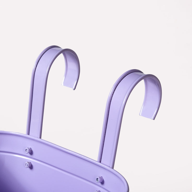 Modern Wall Decor Hanging Planter Lavender Set Of 2