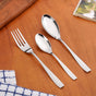 Modern Quenelle Stainless Steel Cutlery Set Of 18