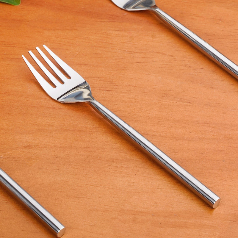 Modern Stainless Steel Table Fork Set Of 6