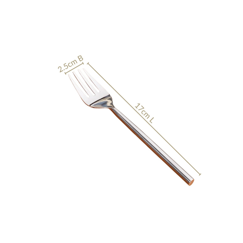 Modern Stainless Steel Table Fork Set Of 6