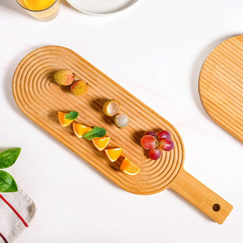 Modern Wooden Serving Tray 20 Inch