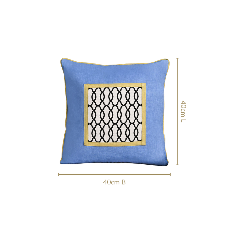 Modern Colour Block Cushion Cover Set Of 3 40x40cm
