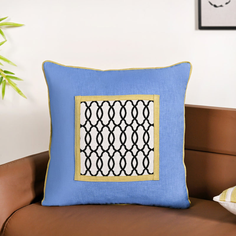 Modern Colour Block Cushion Cover Set Of 3 40x40cm