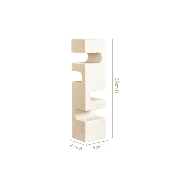 Modern Geometric Stand Statue