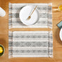 MonoLoom Fringed Cotton Placemat Set Of 6