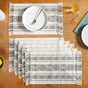 MonoLoom Fringed Cotton Placemat Set Of 6