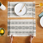 MonoLoom Fringed Cotton Placemat Set Of 6