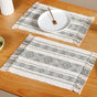 MonoLoom Fringed Cotton Placemat Set Of 6