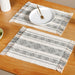MonoLoom Fringed Cotton Placemat Set Of 6