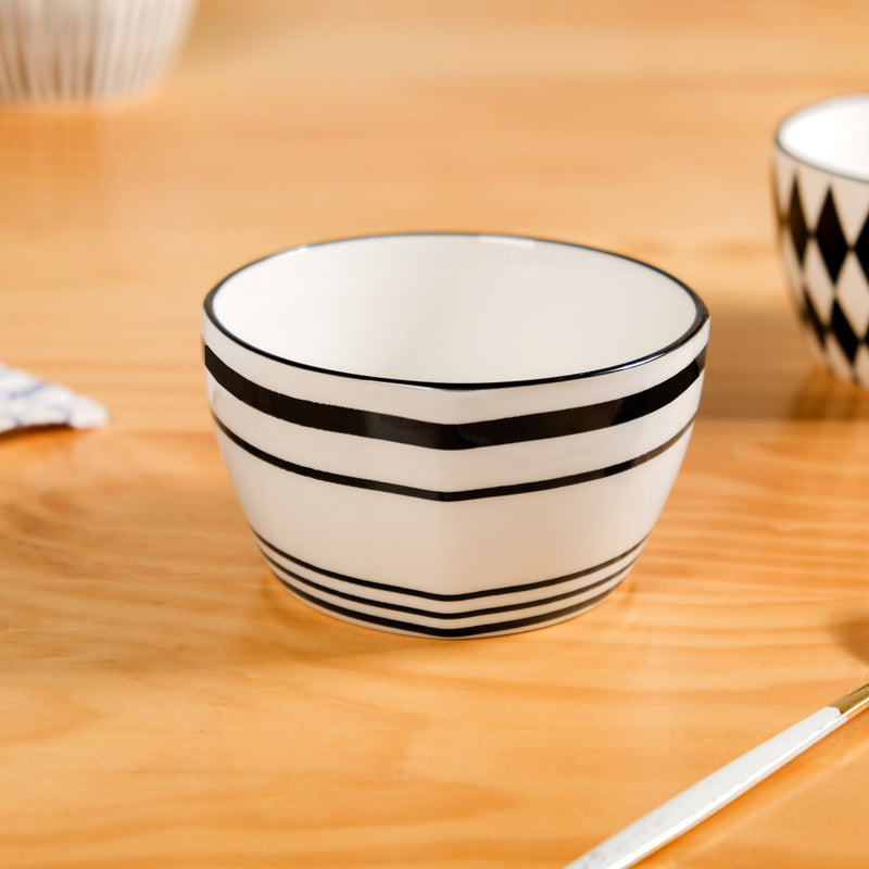 Monochrome Snack Bowl Set Of 5