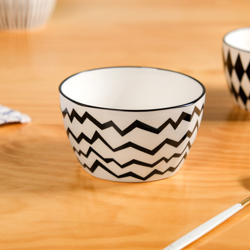 Monochrome Snack Bowl Set Of 5