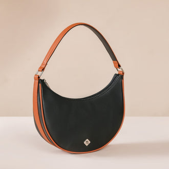 Moon Shoulder Bag For Women Black