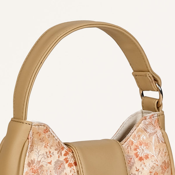 Eden Moon Handbag For Women Beige