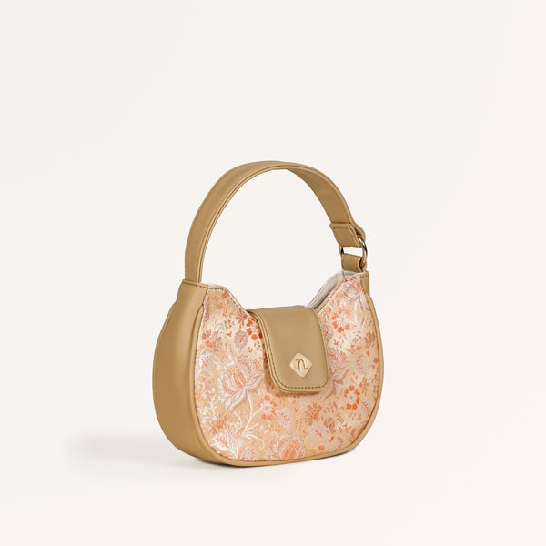 Eden Moon Handbag For Women Beige