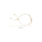Moonstone Gold Chain Bracelet