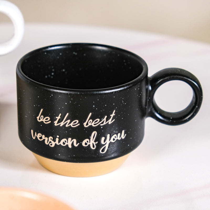 Morning Motivation Stackable Cup Set Of 4 215ml