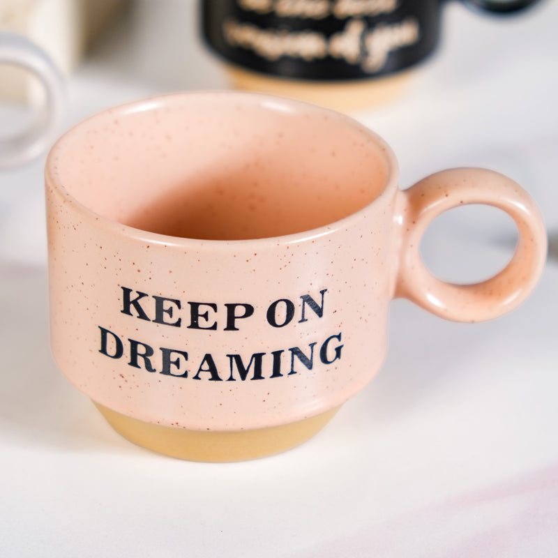 Morning Motivation Stackable Cup Set Of 4 215ml