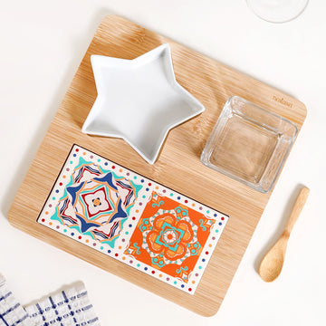 Moroccan Magic Complete Serving Platter Set Of 4