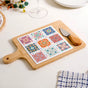 Moroccan Magic Rectangle Cheeseboard With Knife 29x17cm
