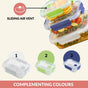 Kaleido Food Containers With Air Vents Set Of 3 370ml 660ml 1000ml
