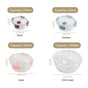 Kaleido Round Stackable Food Containers With Air Vents Set Of 4 390ml 630ml 960ml 1400ml
