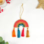 Rainbow Christmas Ornament Set of 2 Multicolour