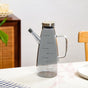 Multipurpose Borosilicate Grey Glass Jar 1000ml
