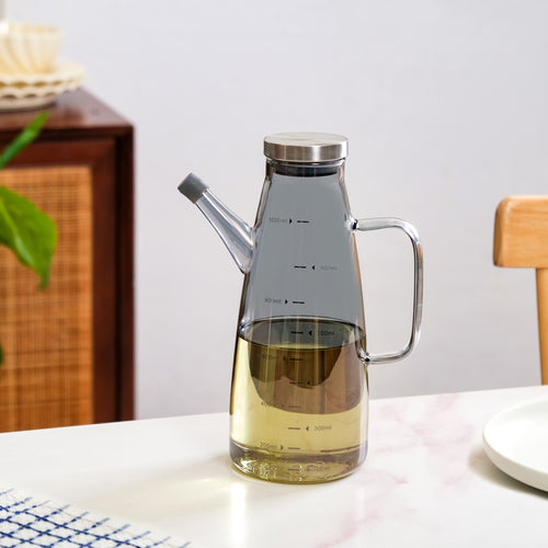 Multipurpose Borosilicate Grey Glass Jar 1000ml