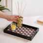 Multipurpose Decorative Tray Brown Small