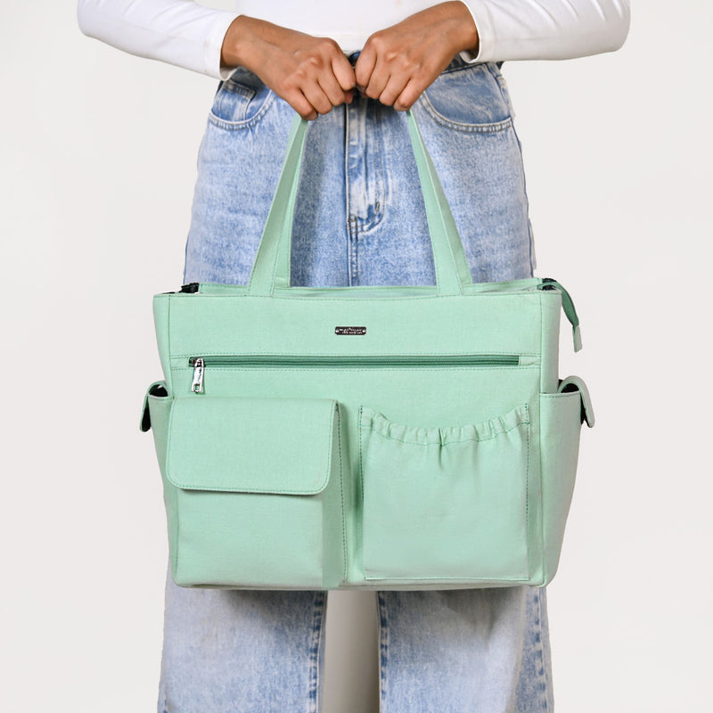 Multipurpose Mint Tote Bag