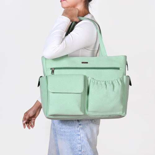 Multipurpose Mint Tote Bag