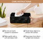 Multipurpose Vegan Leather Basket Black