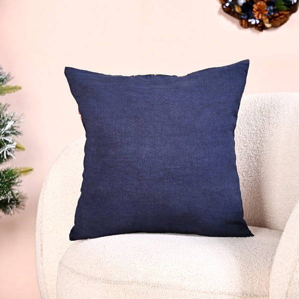 Enchanted Foliage Embroidered Sofa Cushion Cover 40x40cm