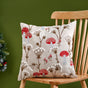 Mushrooms And Dandelions Cotton Cushion Cover 40x40cm