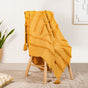 Mustard Mornings Pure Cotton Throw