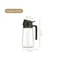 Spray And Pour Oil Dispenser Bottle Black 470ml With Spoon