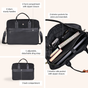 Kaizen Laptop Bag Black 15 Inch