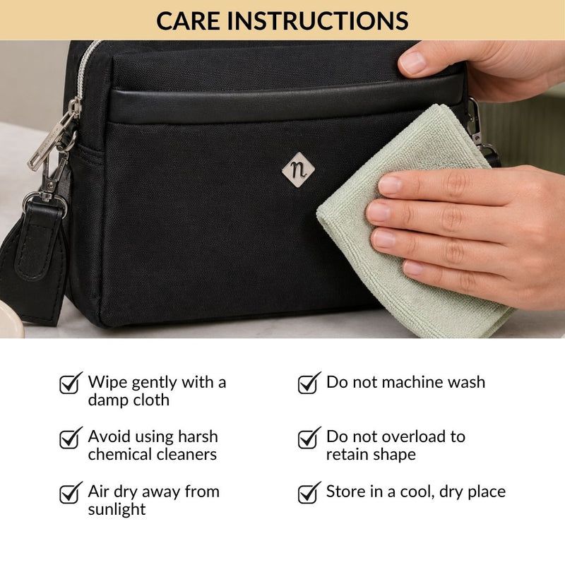 Enigma Shoulder Sling Bag Black
