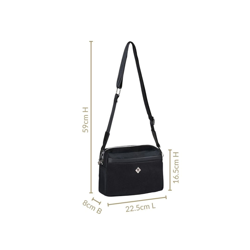 Enigma Shoulder Sling Bag Black