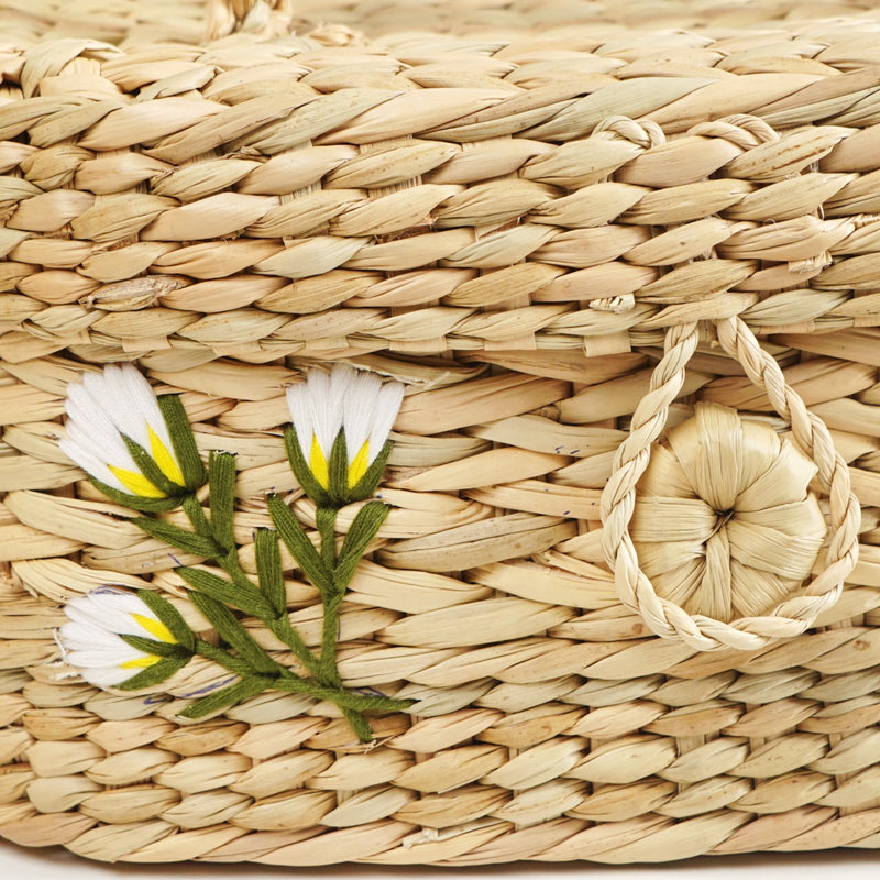 Natural Kauna Storage Basket With Handle