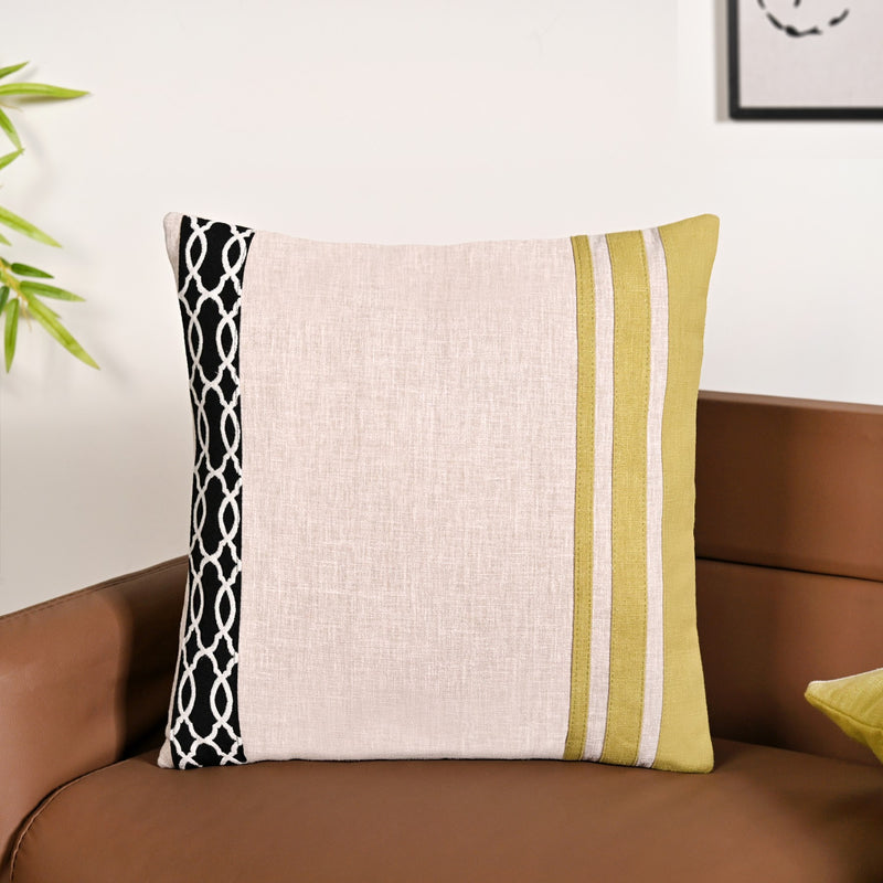 Natures Palette Cotton Cushion Cover Set Of 3 40x40cm