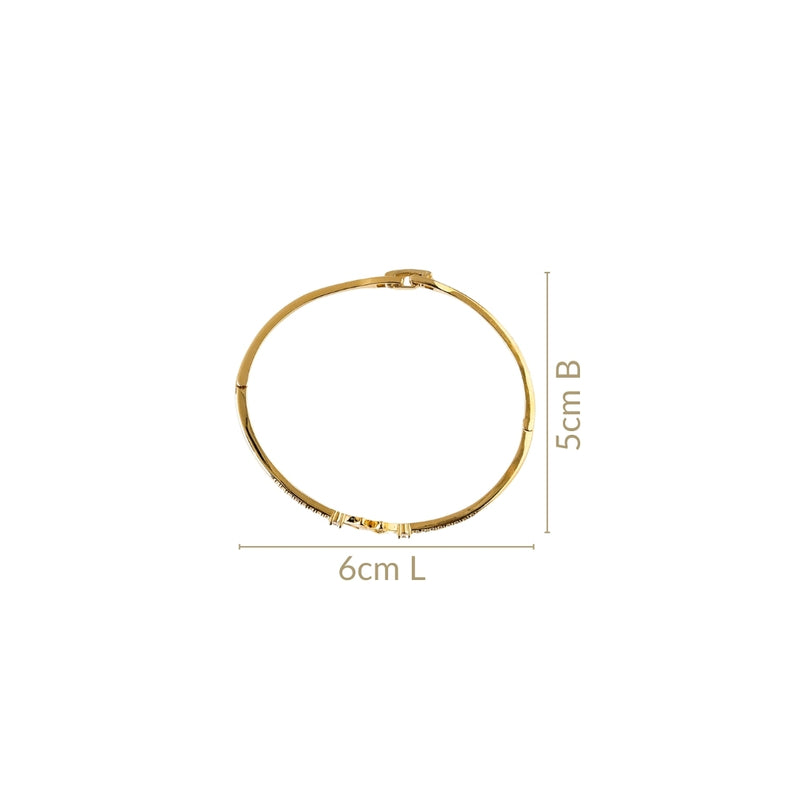 Nautical Glam Seashell Gold Bracelet