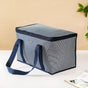 Navy Blue Striped Insulated Picnic Bag 30 L